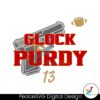 grock-purdy-13-football-player-svg