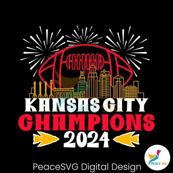 kansas-city-champions-2024-skyline-svg