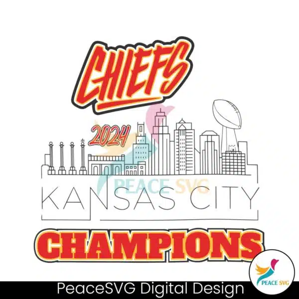 chiefs-kansas-city-champions-2024-skyline-svg