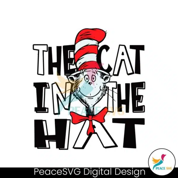 dr-seuss-the-cat-in-the-hat-svg