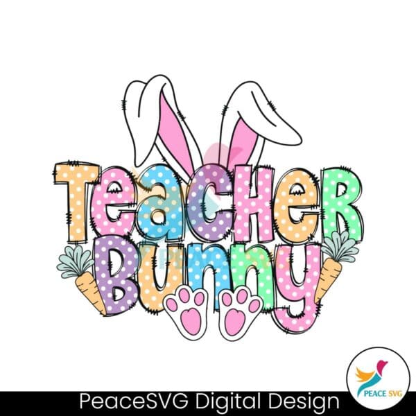 retro-teacher-bunny-easter-svg