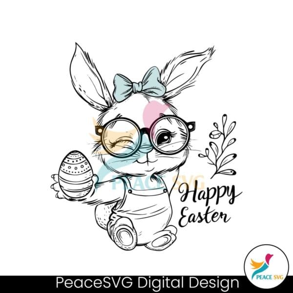 vintage-happy-easter-bunny-eggs-svg