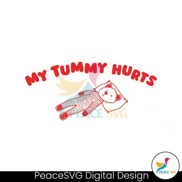 my-tummy-hurts-funny-meme-svg