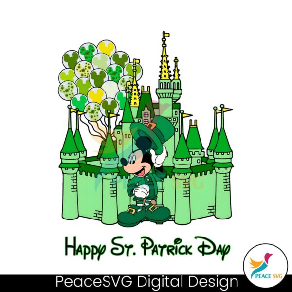 mickey-castle-happy-st-patrick-day-png