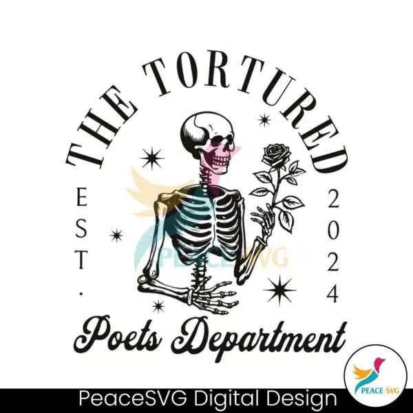 the-tortured-poets-department-skeleton-svg