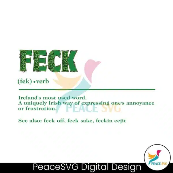 feck-definition-irish-st-patricks-day-svg