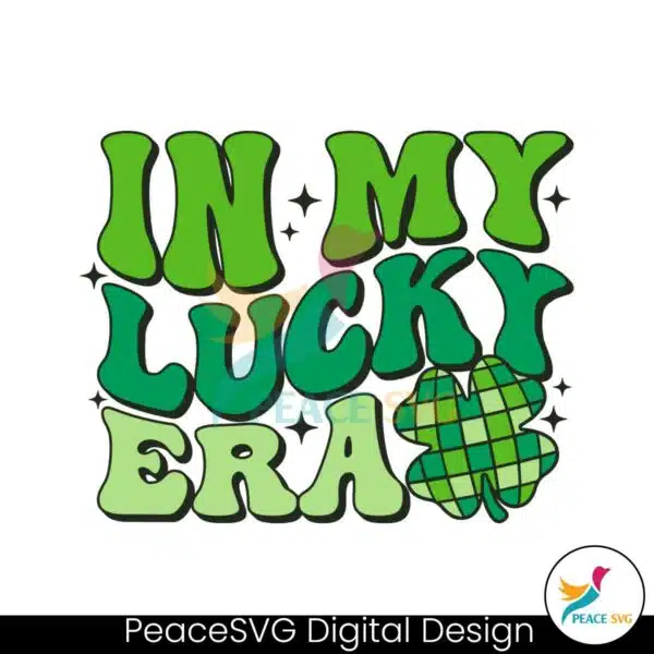 in-my-lucky-era-clover-checkerboard-svg