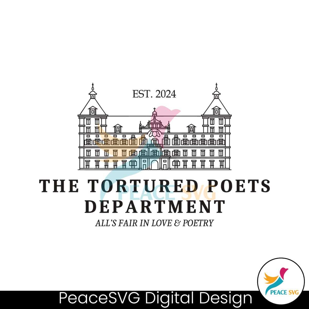 The Tortured Poets Department Taylor Est 2024 SVG » PeaceSVG