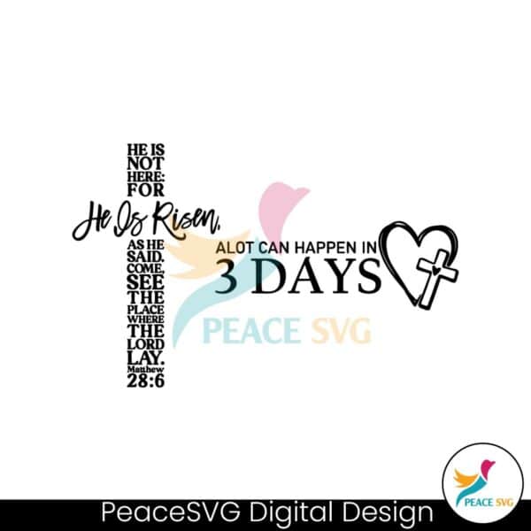 alot-can-happen-in-3-days-christian-svg
