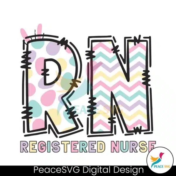 retro-rn-registered-nurse-easter-svg