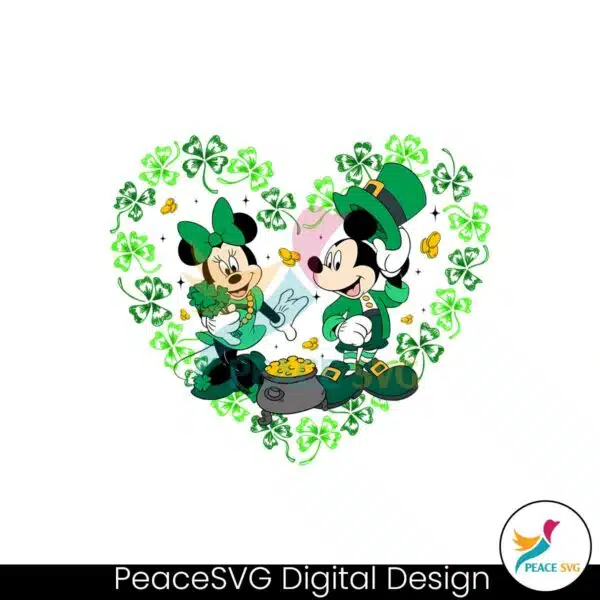 st-patricks-day-disney-minnie-mickey-lucky-heart-png