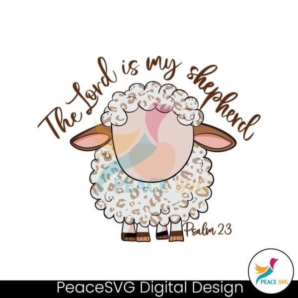 the-lord-is-my-shepherd-christian-svg