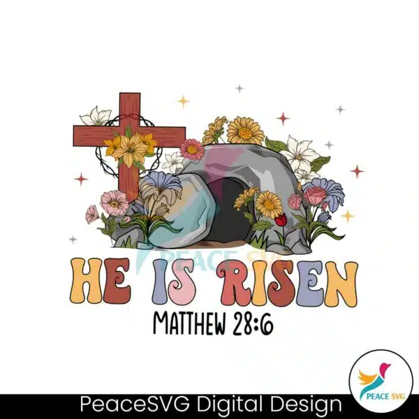 he-is-risen-matthew-religious-easter-png