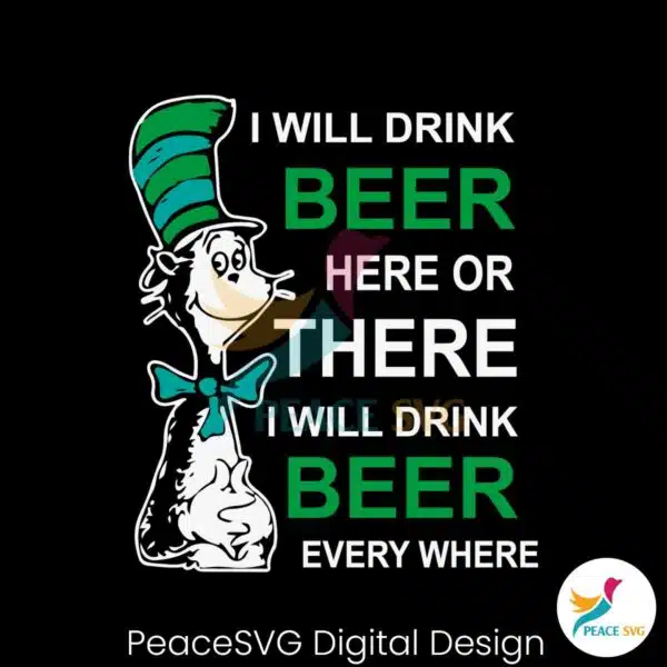 i-will-drink-beer-here-or-there-svg