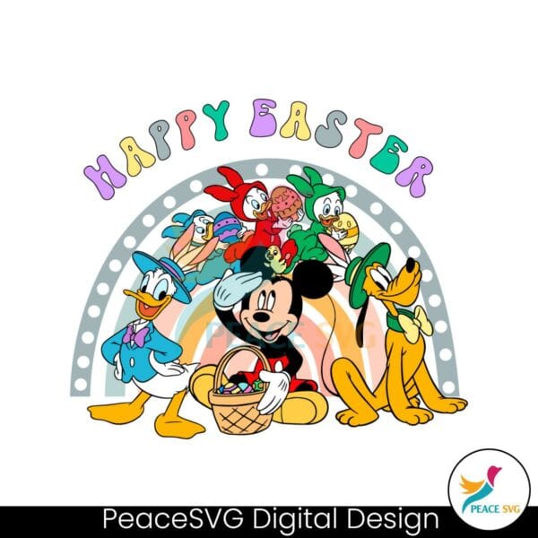 retro-mickey-friends-happy-easter-svg