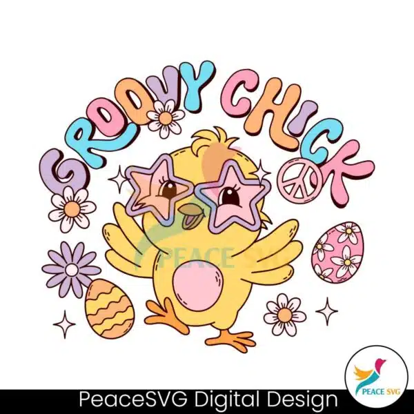 groovy-chick-hippie-easter-svg