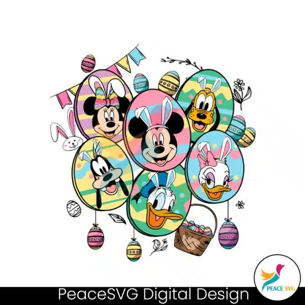 mickey-friends-with-bunny-ears-easter-eggs-svg