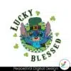 st-patricks-day-lucky-and-blessed-stitch-svg