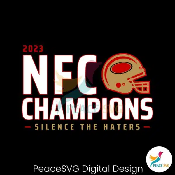 san-francisco-49ers-nfc-champions-silence-the-haters-svg