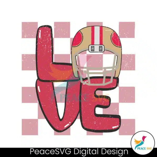 vintage-love-49ers-football-helmet-svg