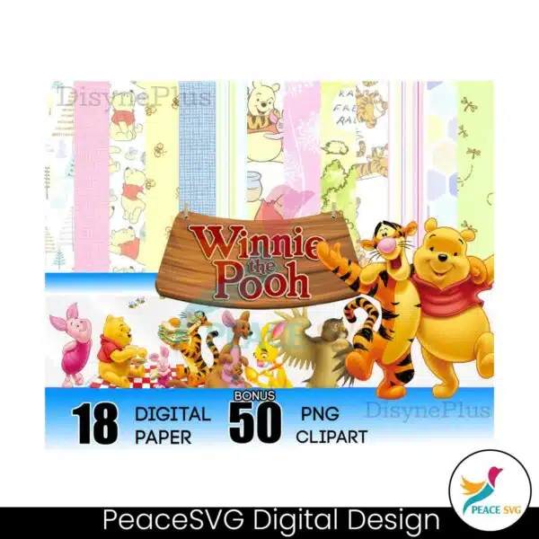 winnie-the-pooh-digital-paper-bundle-png