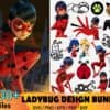 200 Files Tales Of Ladybug And Cat Noir Bundle SVG Instant Download