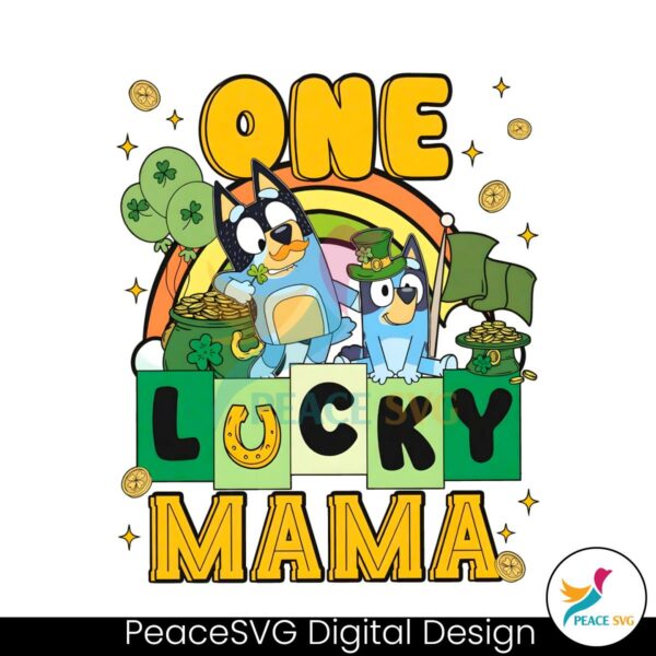 one-lucky-mama-bluey-patricks-day-png