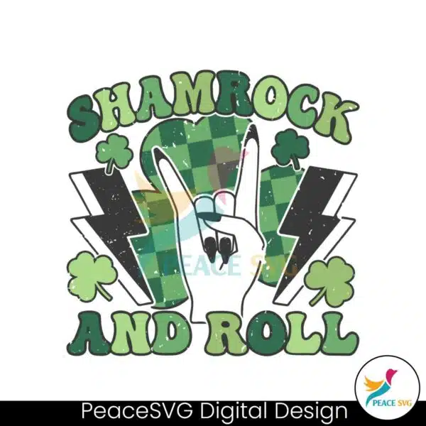 shamrock-and-roll-skeleton-hand-svg