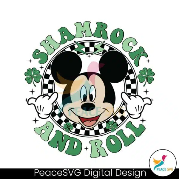 mickey-mouse-shamrock-and-roll-svg