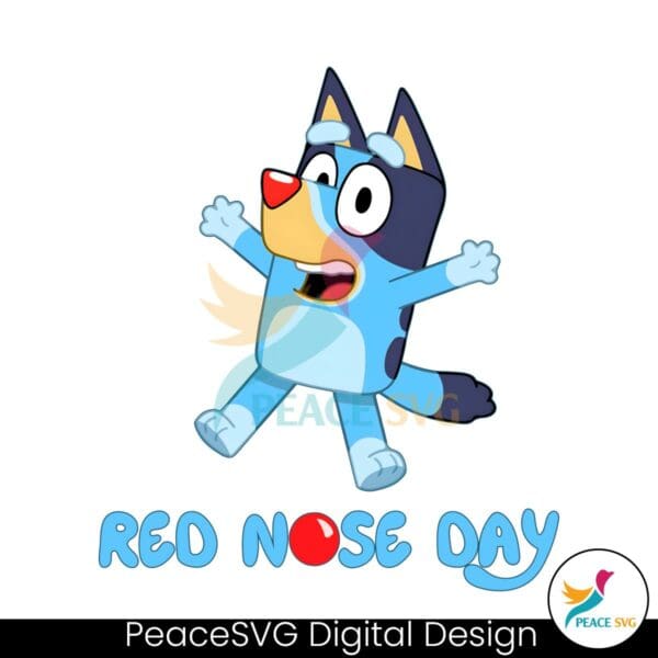 red-nose-day-cute-bluey-fundraising-png