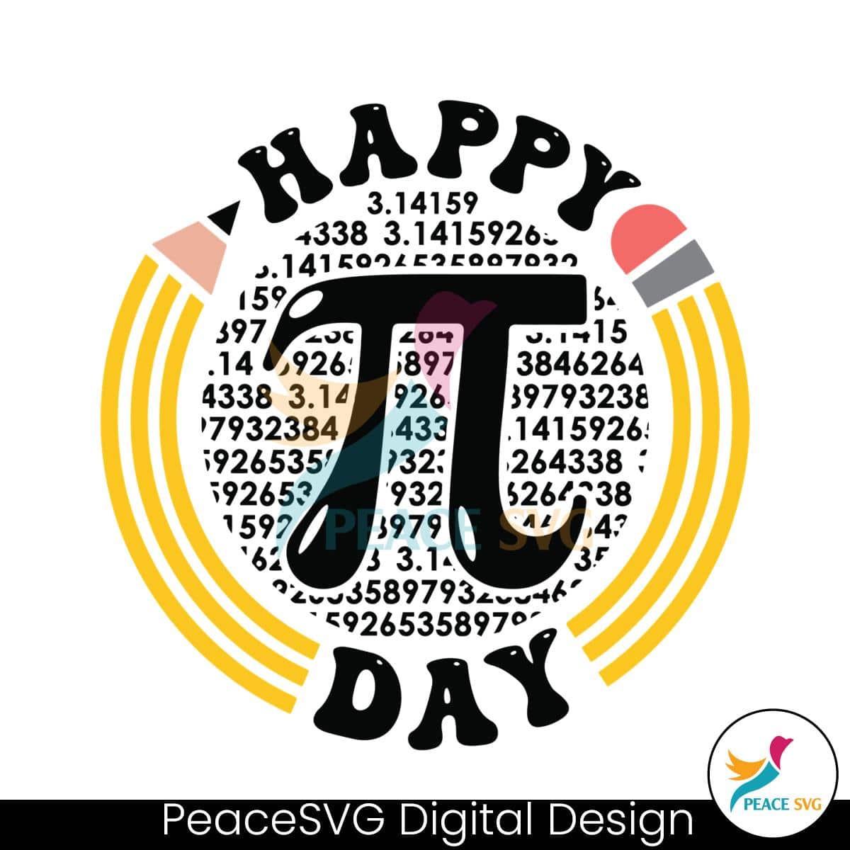 Happy Pi Day Mathematic Pi Symbol SVG » PeaceSVG