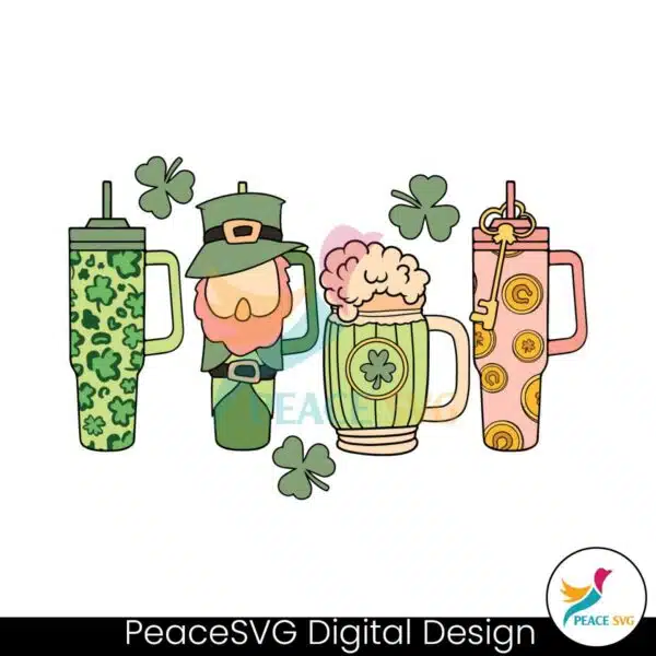 st-patricks-day-tumbler-shamrock-svg