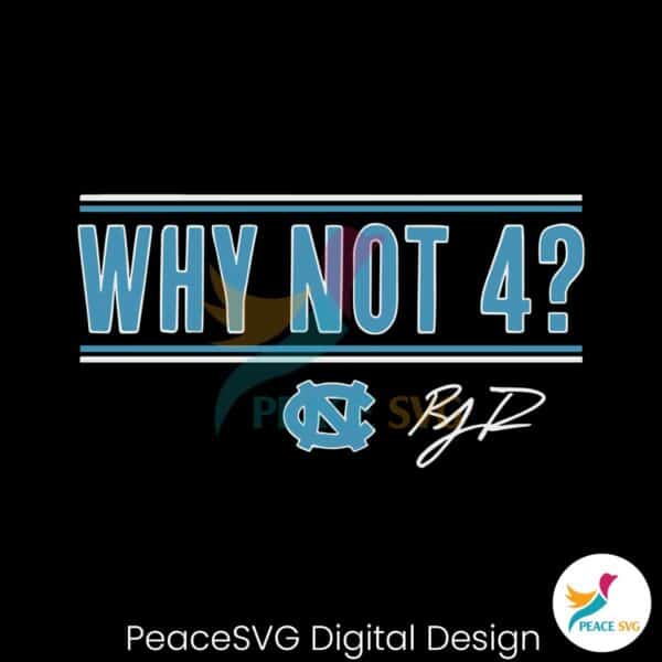 rj-davis-why-not-4-unc-basketball-svg