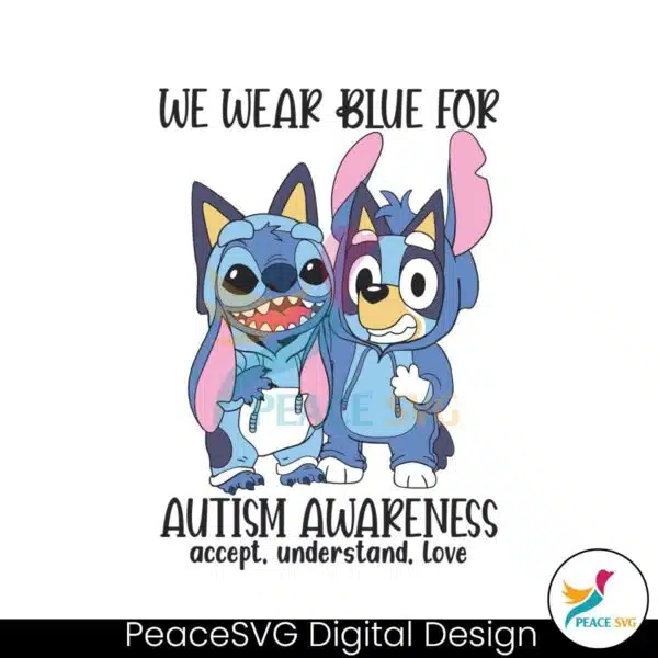 bluey-and-stich-wear-blue-for-autism-svg