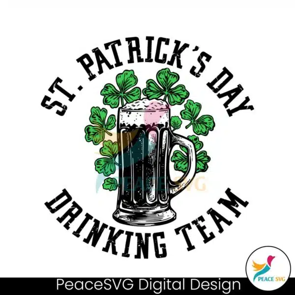 st-patricks-day-drinking-team-shamrock-svg