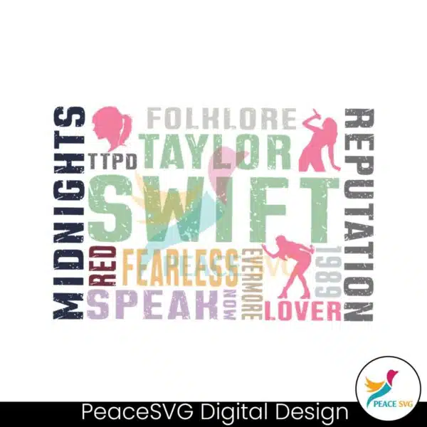 taylor-swift-fearless-folklore-albums-svg