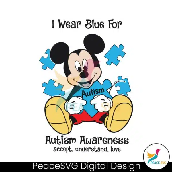 mickey-i-wear-blue-for-autism-awareness-svg