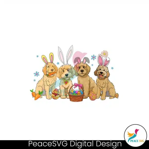 retro-dogs-easter-day-bunnies-svg