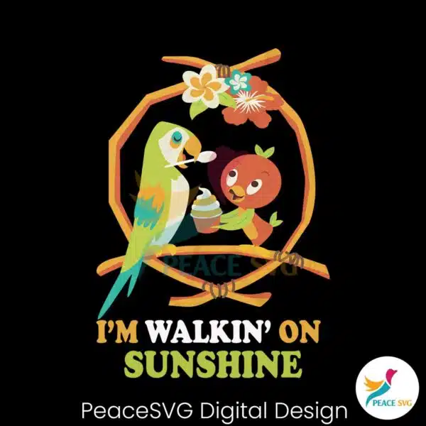 orange-bird-im-walkin-on-sunshine-png