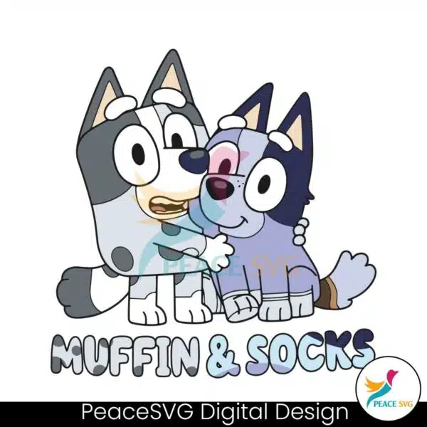 muffin-and-socks-bluey-character-svg