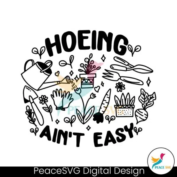 retro-hoeing-aint-easy-gardener-svg