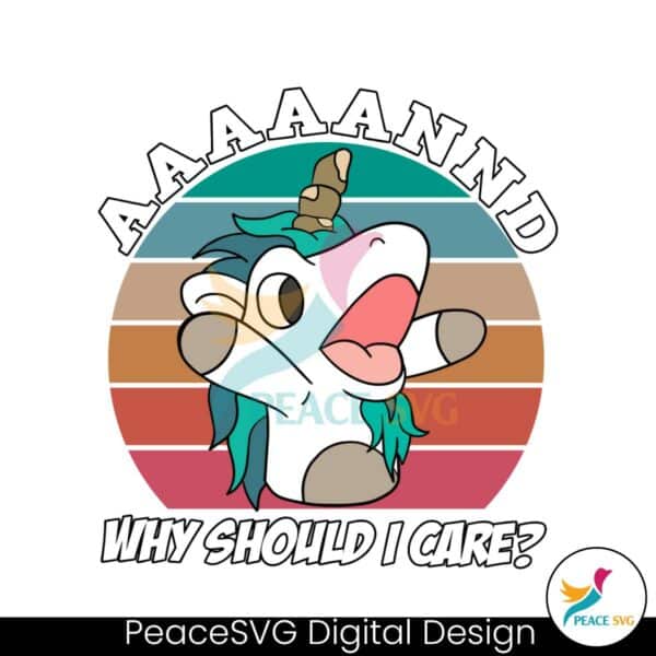 bluey-unicorn-why-should-i-care-svg