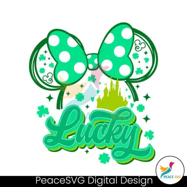 shamrock-lucky-minnie-head-disney-castle-svg