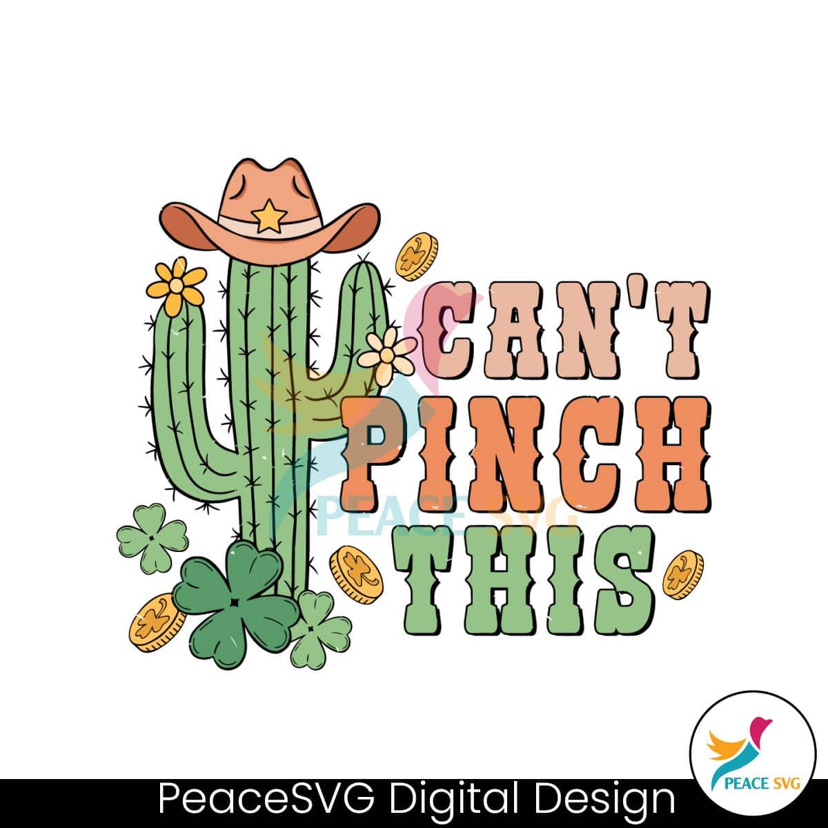 Cant Pinch This Cactus Patricks Day SVG » PeaceSVG