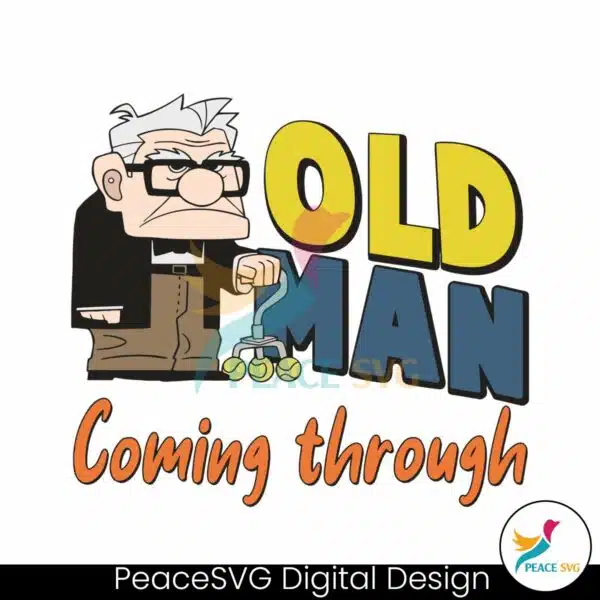 disney-carl-fredricksen-old-man-coming-through-svg