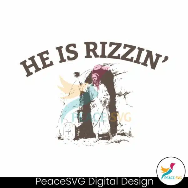 he-is-rizzin-funny-easter-jesus-taking-a-tomb-selfie-svg