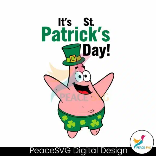 its-st-patricks-day-patrick-star-spongebob-svg