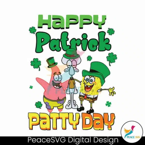 happy-patrick-patty-day-spongebob-svg