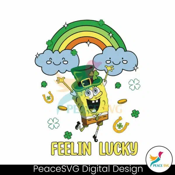 feelin-lucky-st-patricks-day-spongebob-svg