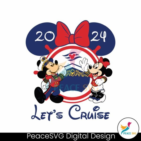 2024 Disney Lets Cruise Minnie And Mickey SVG » PeaceSVG